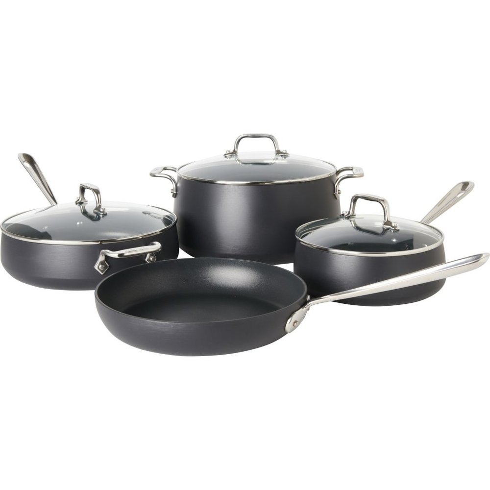 All-Clad HA1 Hard Anodized Nonstick Cookware Set - 7-Piece - Picture 1 of 1